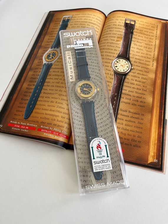 swatch 腕時計 MUSICAL 1994 FUNK SLK106 1994 FUNK SLK106 Swatch Watch | Vintage Gold-tone Musical
