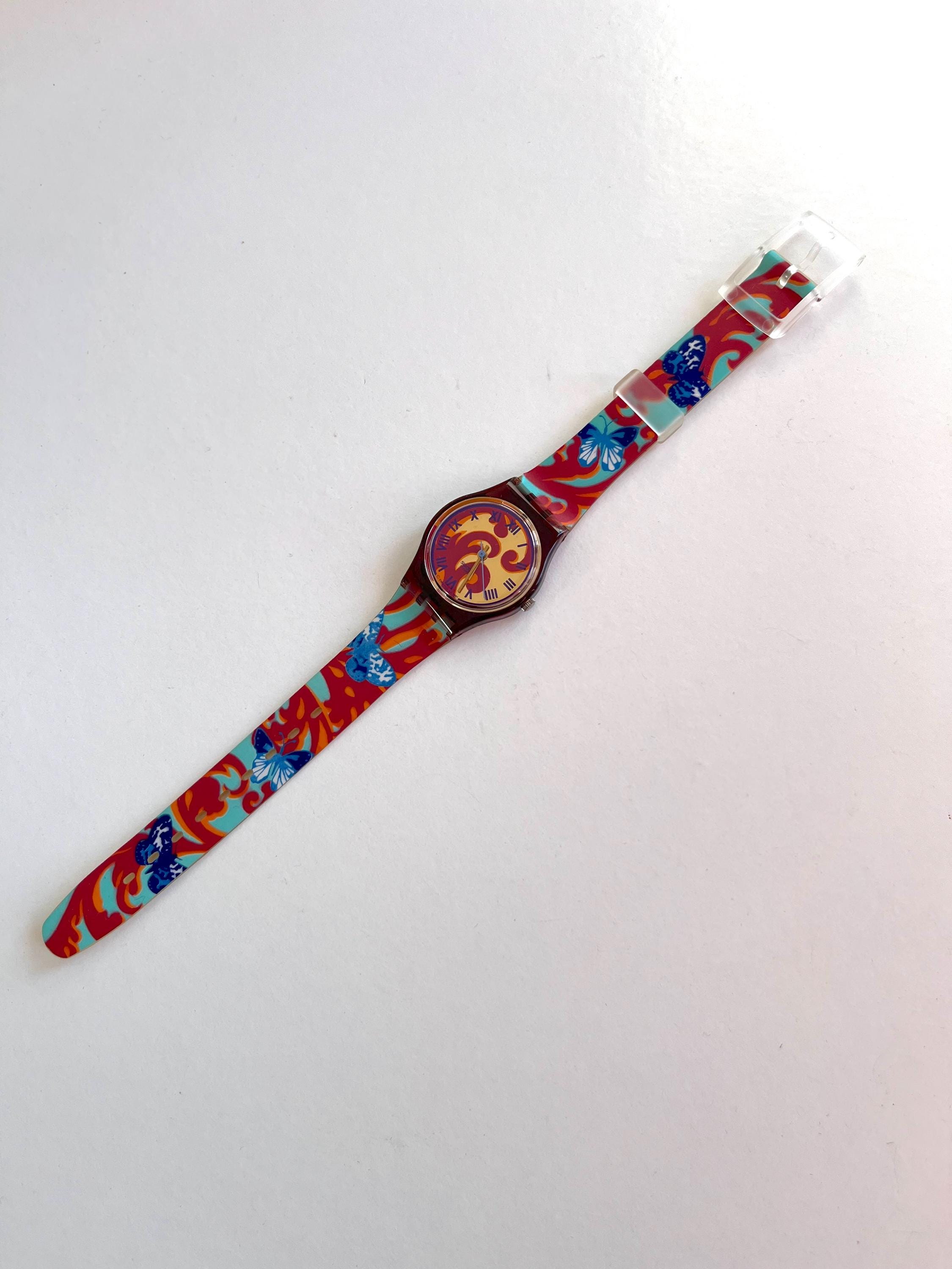 Swatch Watch - LV102 - FLEUR DE LYS Swatch Lady FLEUR DE LEYS LV102 (1992) main image 3