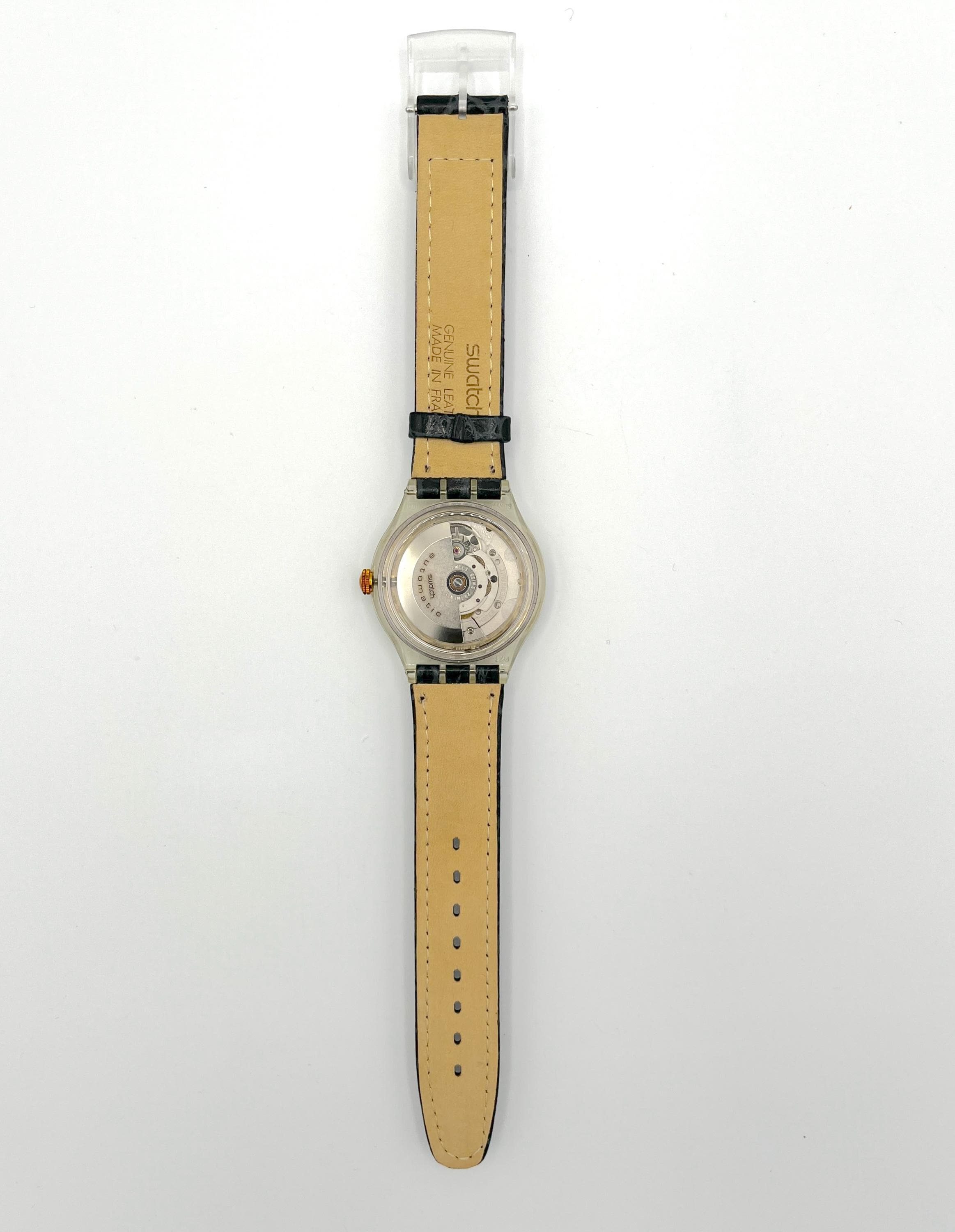 Swatch Automatic NACHTIGALL SAK104 von 1993 – ungetragen, neu in 