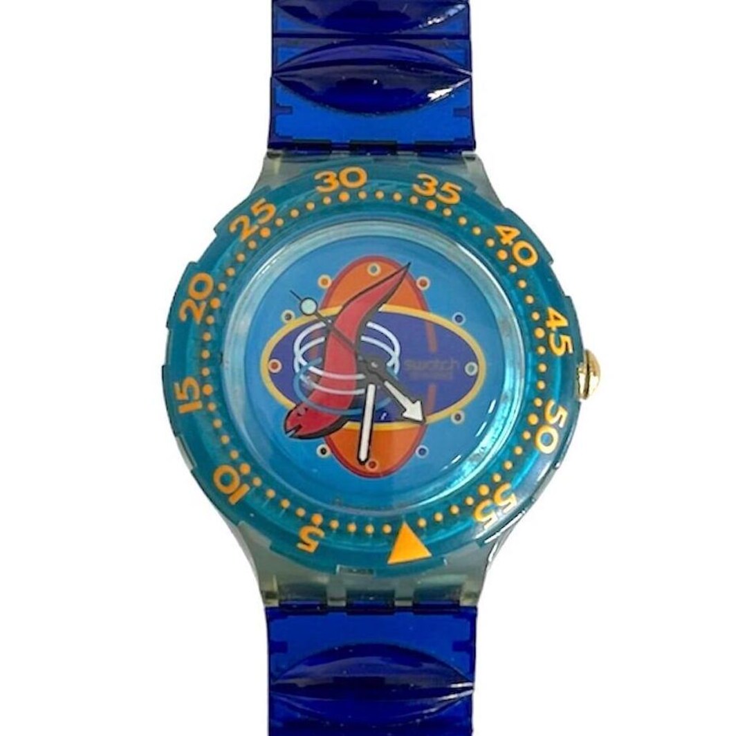 時計 Swatch Scuba 2000 Vintage 1994 Swatch Scuba 200 UNDERPRESSURE SDN114