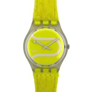 Vintage 1998 Swatch AVANTAGE GK277 - oöppnad tennisburkförpackning - oanvänd nyskick - 34 mm diameter - ny i kartong