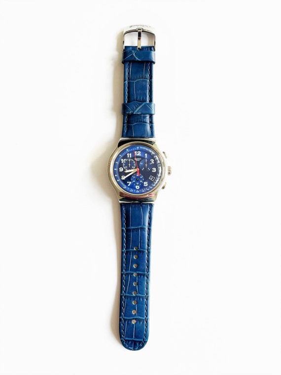 NOVITÀ : Swatch Irony The Chrono BLUE TURN YOS449 non | Etsy Italia