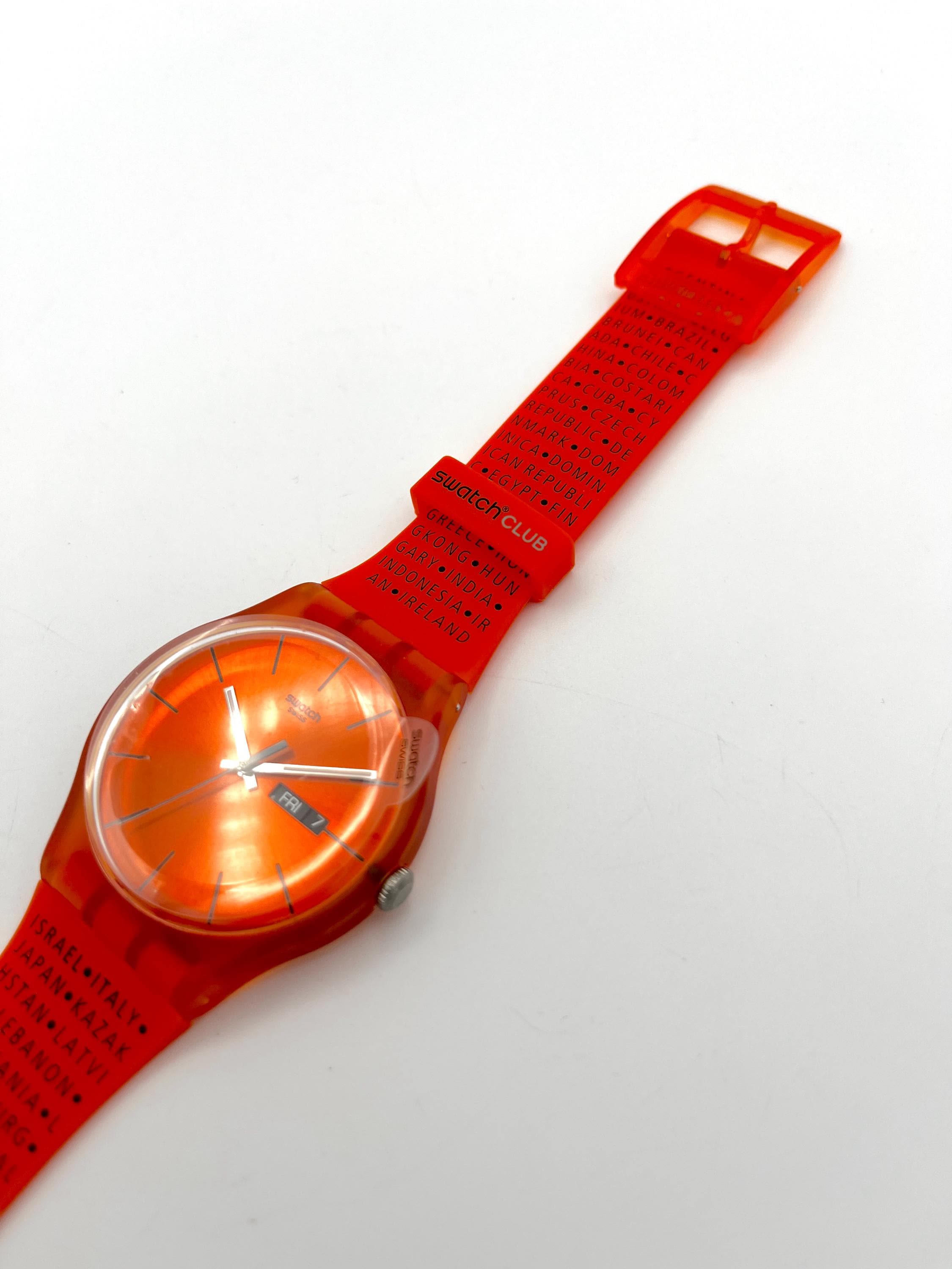 Swatch New Gent PUMPKIN REBEL / 30 Years Club Kit SUOZS07