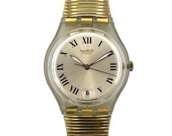 Swatch Watch - GG123 - LE CHAT BOTTE 1993 Swatch LE CHAT BOTTE GG123 Watch | Vintage 90s Swatch  main image 2