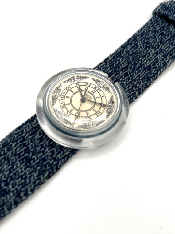 Swatch Watch - PMN104 - WARM UP 1995 Midi Pop Swatch WARM UP PMN104 - Vintage New Old Stock  main image 3