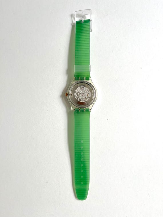 Vintage 1992 Swatch Automatic TIME TO MOVE SAK102 unworn mint condition original packaging 37mm New in box