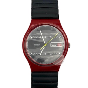 Vintage 1998 Swatch Flex VOLTAGE GR702A - unworn mint condition - running with new battery - new in box - 34mm diameter