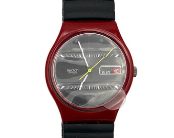 1998 Swatch Flex VOLTAGE GR702A - unworn mint condition - running with new battery - new in box - 34mm diameter
