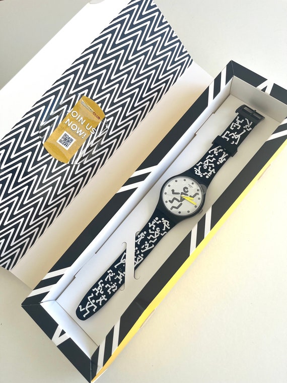 Swatch New Gent Artist Special ZANAKA by JAIN SUOZ265S - Mint