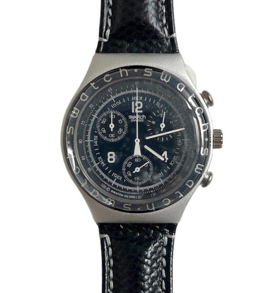 Vintage 1996 Swatch Irony Chrono High Tail YCS1000 - Unworn 40mm