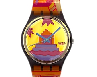 Swatch Watch - GV105 - PINK AVIS SWATCH+GENT+GV105 PINK AVIS+NEU/NEW | eBay main image 3