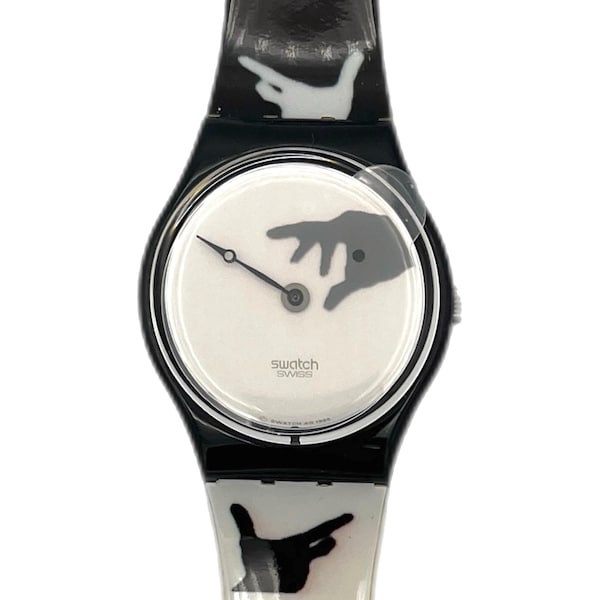 Swatch Artist Special HANDS GN166 de Irit Batsry, 1996, en perfecto estado, sin usar, con pila nueva, 34 mm