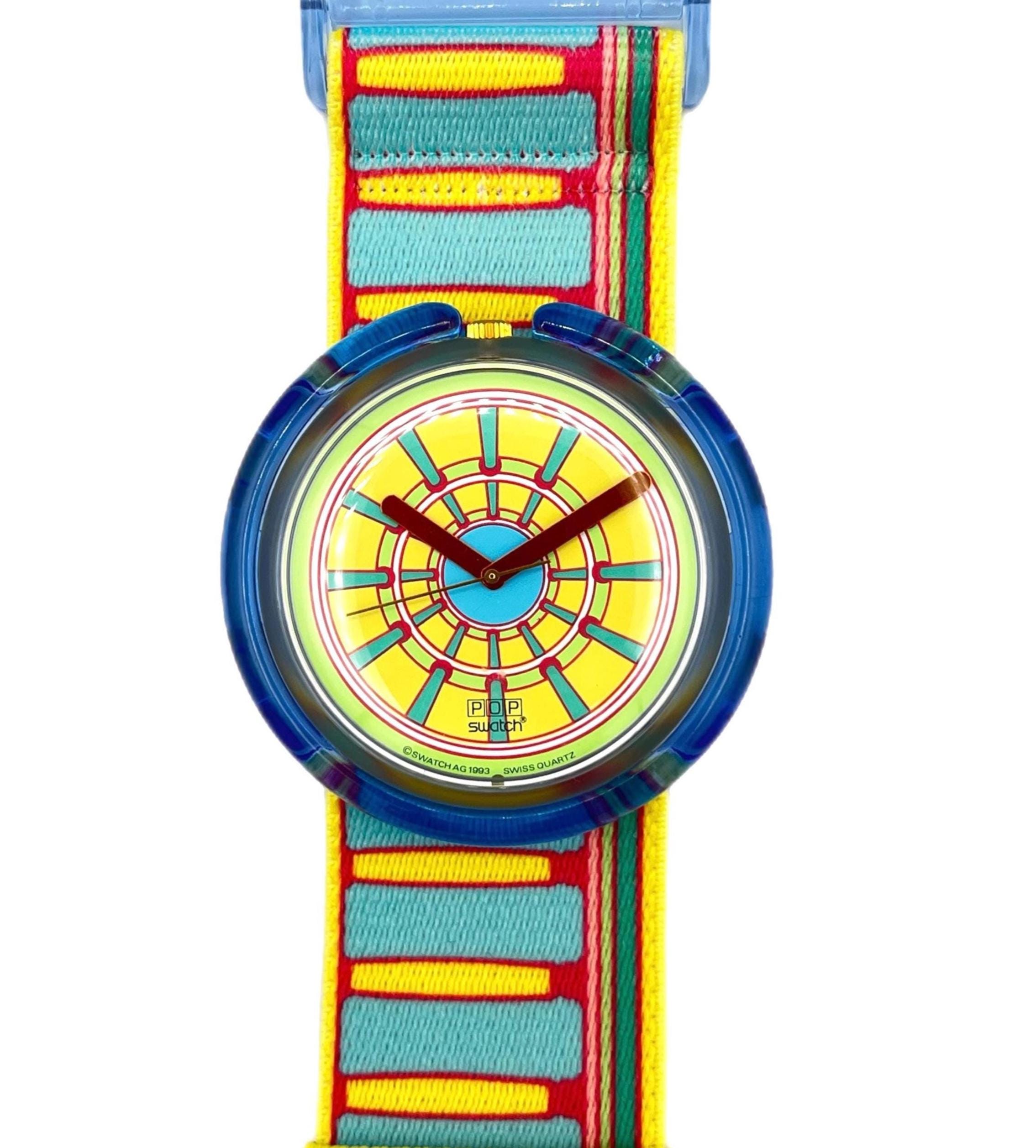 Vintage 1994 Pop Swatch TEMPLE PWK192 - Mint Unworn Condition