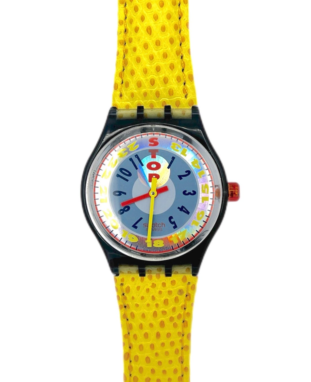 1994年製 スウォッチ ストップウォッチ YELLOW STAR SSM102 - 未使用 