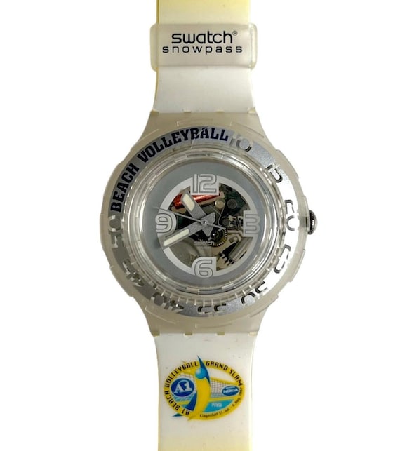 Swatch Scuba 200 Access BEACH VOLLEYBALL SHK101C ICICLE - New