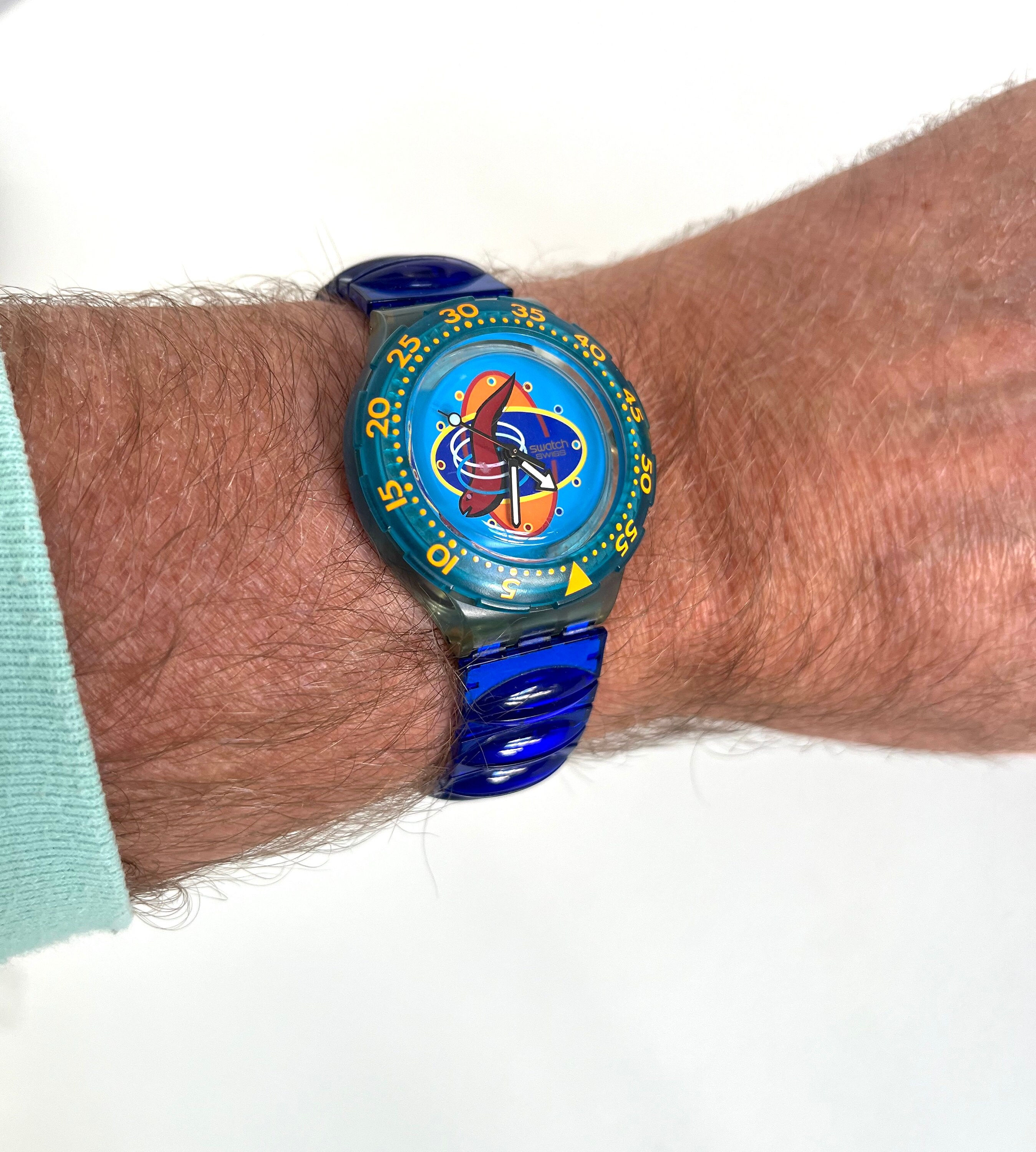 Vintage 1994 Swatch Scuba 200 UNDERPRESSURE SDN114