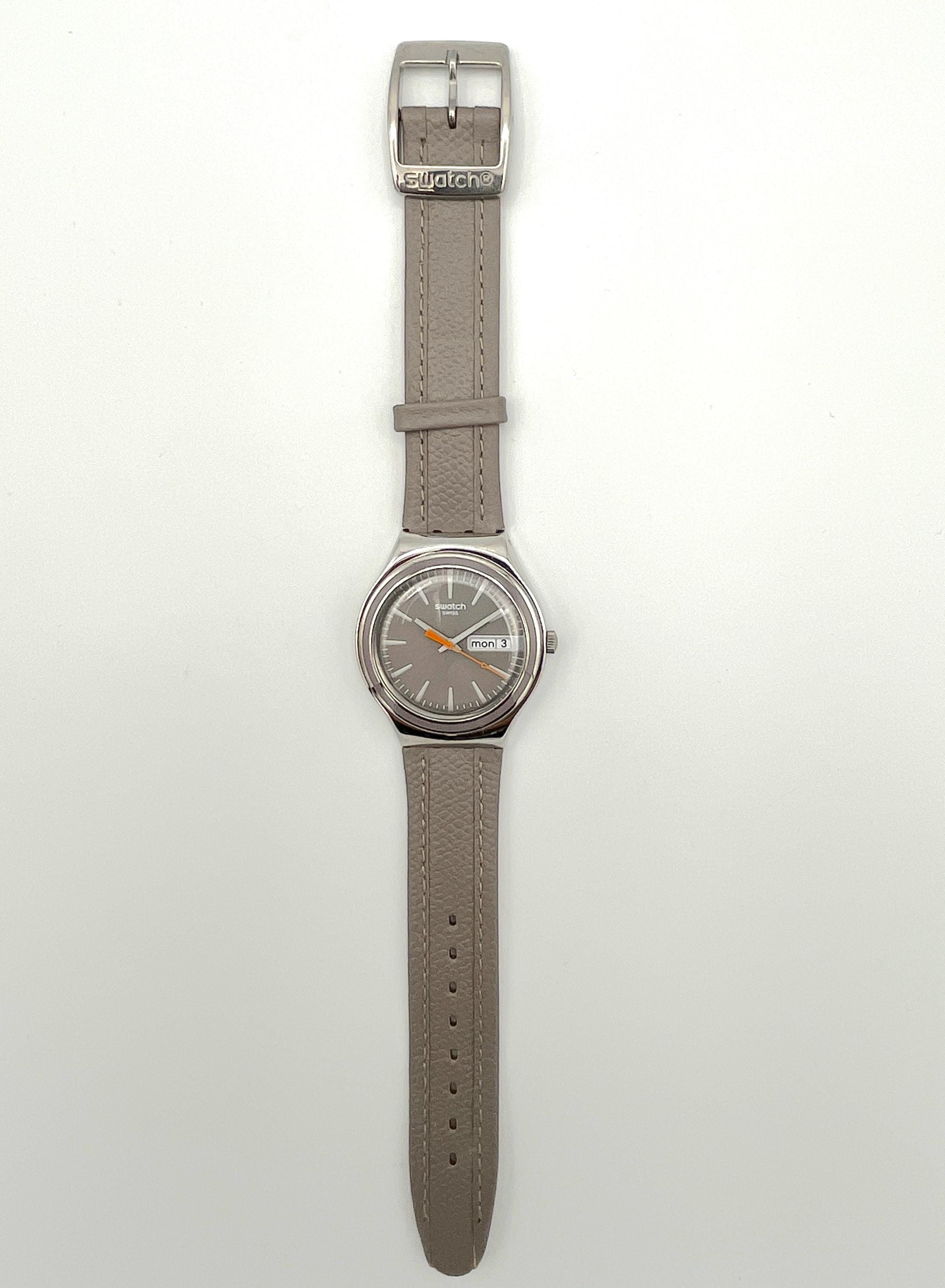Swatch Irony Big GRAY SUIT YGS745 - Unworn and Mint Condition 