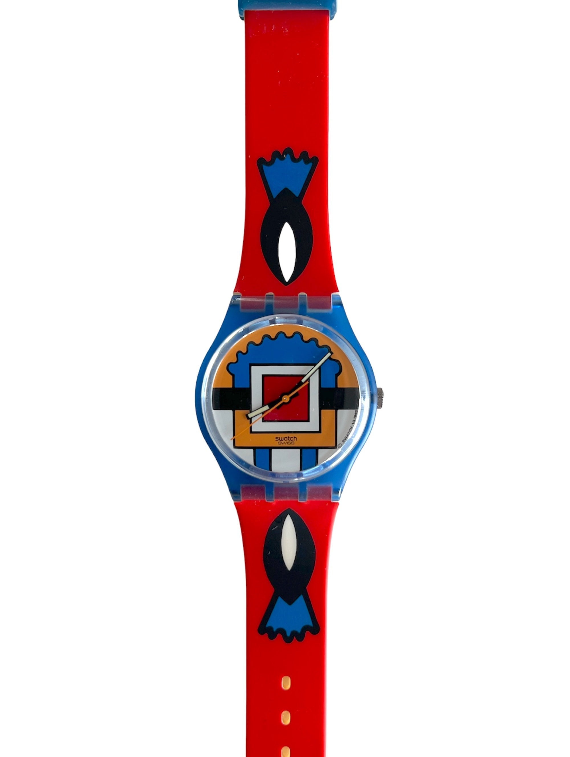 Swatch Watch - GN129 - PAELLA 1993 Gents Swatch  main image 3