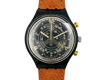 Vintage 1994 Swatch Chrono INSPYRAL SCG102 - Unworn Mint Condition