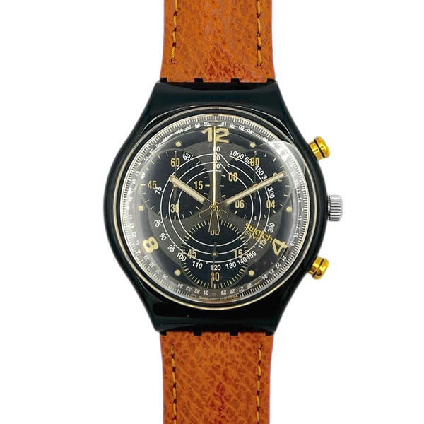 1994 Swatch Chrono COUNT SCB113 - new in box - 37mm