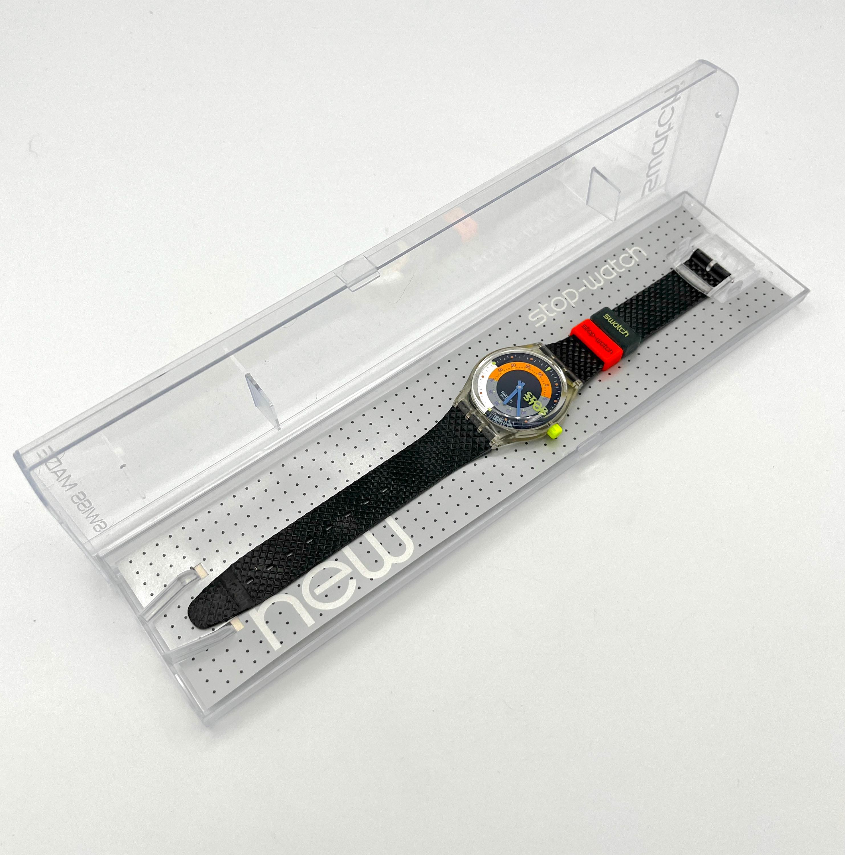 1992年製 スウォッチ ストップウォッチ COFFEE BREAK SSK100 - 新品 