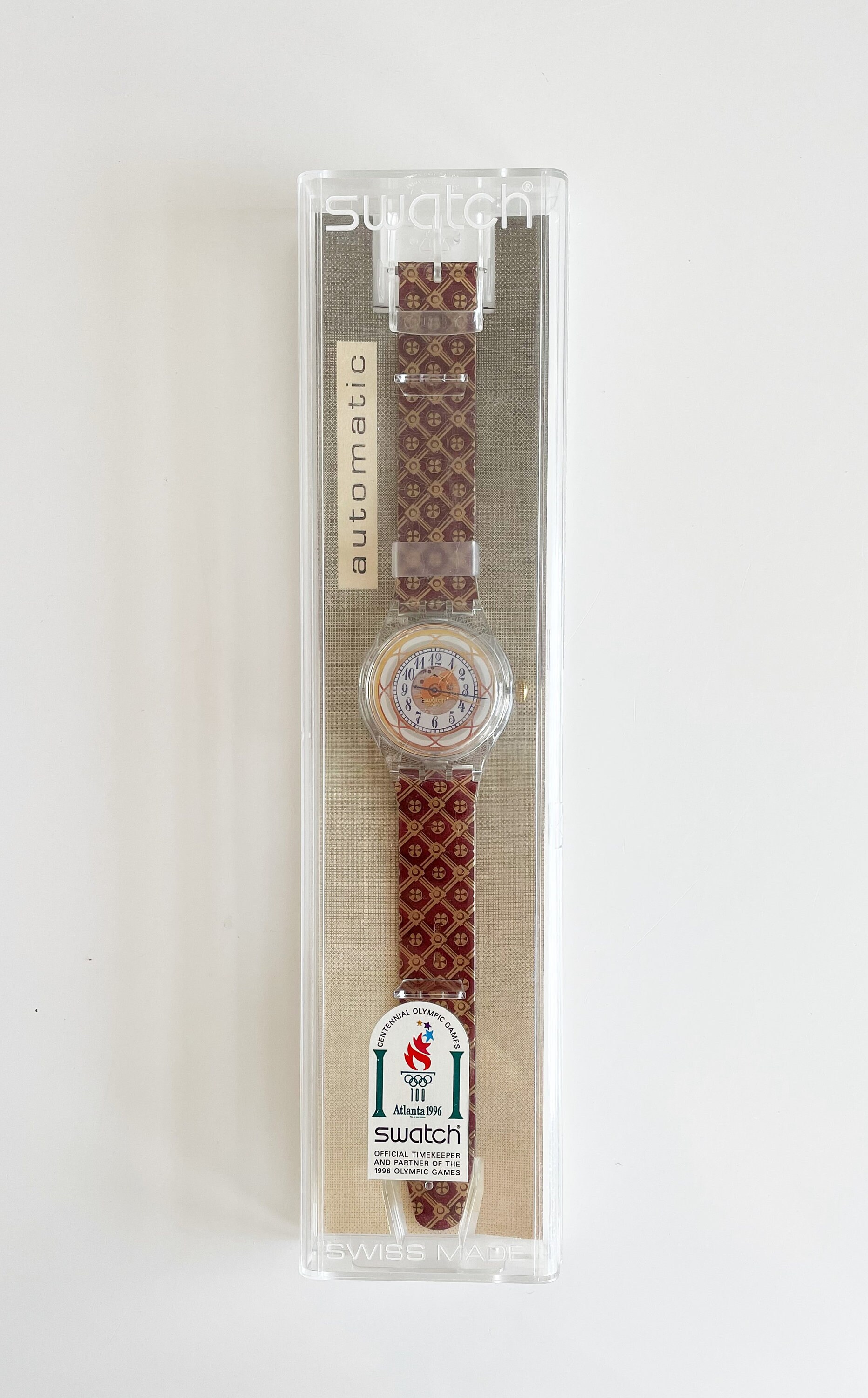 Vintage 1995 Swatch Automatic UZOR SAK122 Swiss Made Automatic 