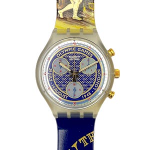 Swatch Chrono LONDON 1948 SCZ102 1995 - 37 mm de diámetro - nuevo en caja