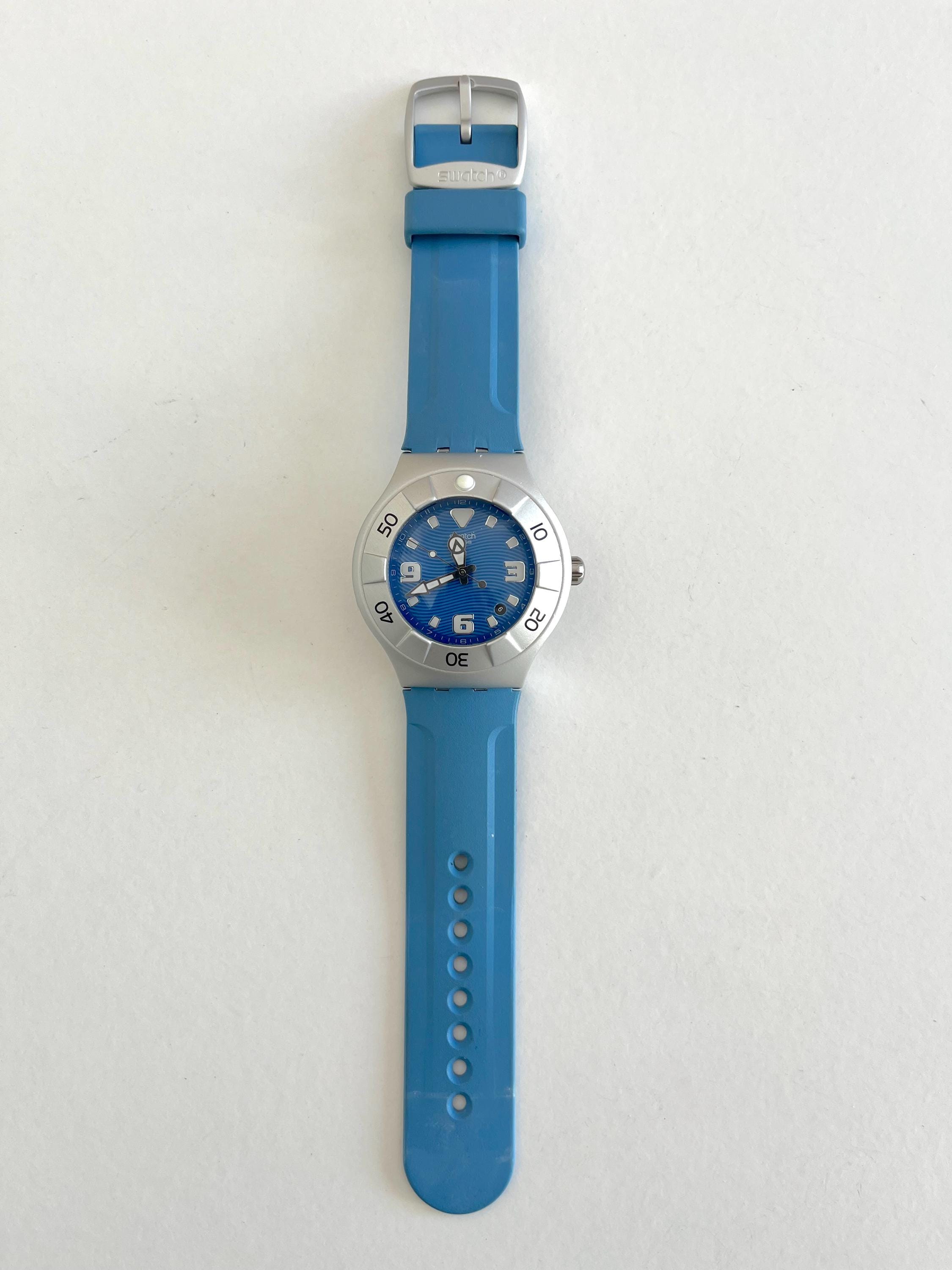 Vintage Swatch Irony Scuba 200 BLUE SQUID YDS4020 - Unworn 