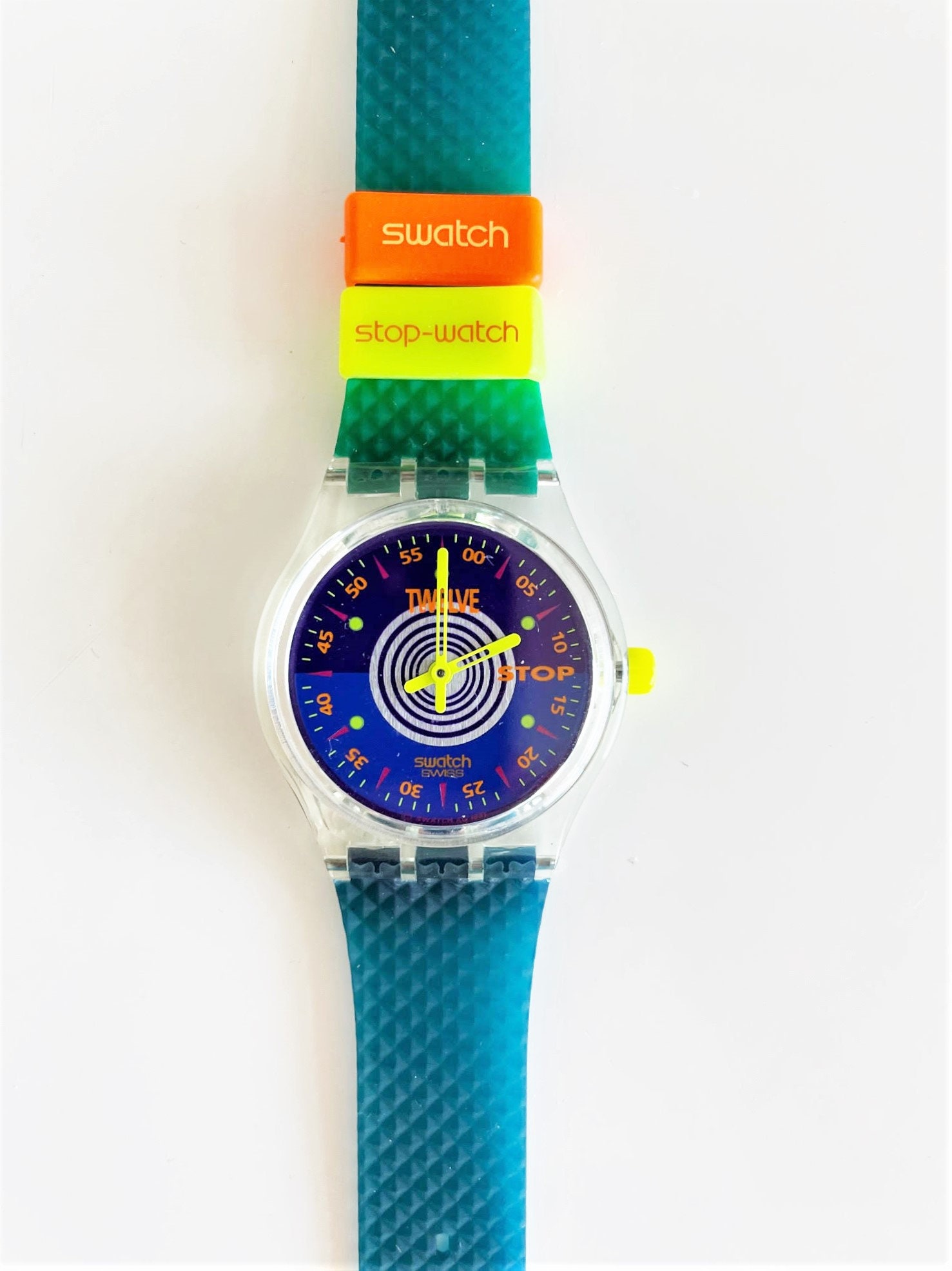 NEW : Vintage Swatch Stop-watch OROLOGIO SSK101 Unworn | Etsy Australia