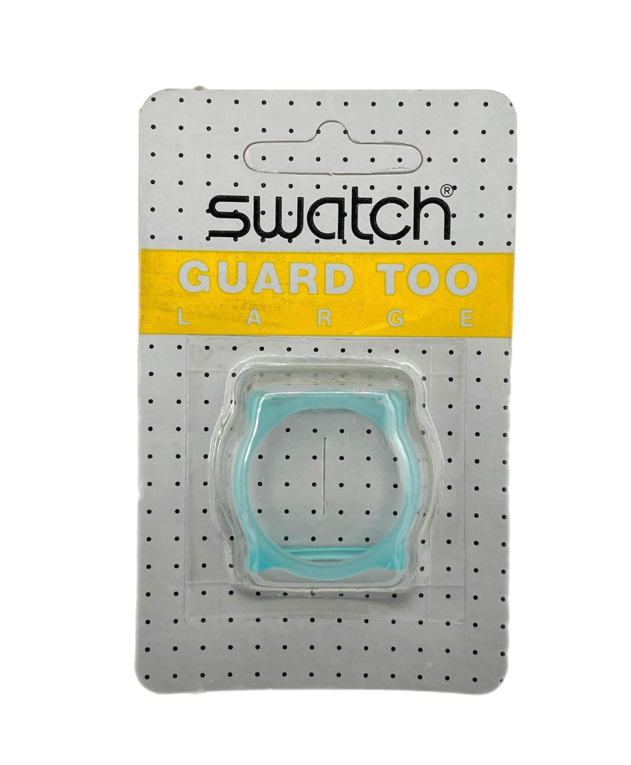 Swatch Watch Guard Too - Teal - Large Swatch GUARD TOO Large Green For 34mm Swatches - vintage  main image 4