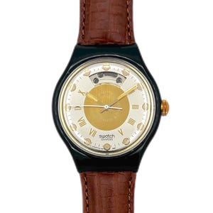 Vintage 1993 Swatch Automatic COPPER RUSH SAK107 - Mint Running