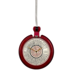 Vintage 1995 Swatch Pop pocket watch GRAPHOLOGY PPK102 - unused mint condition - new battery installed - new in box