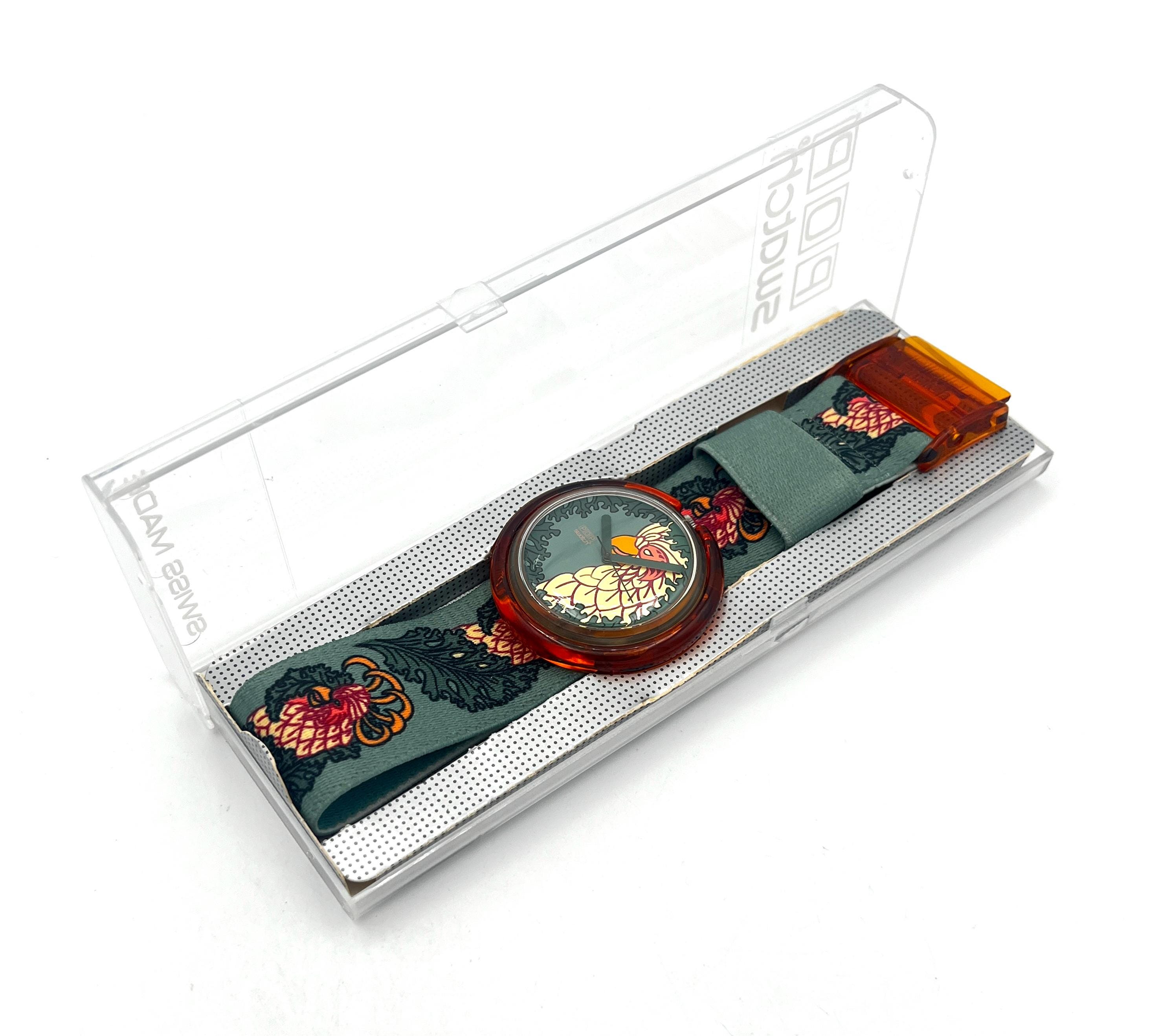 1993 Pop Swatch GOLDEN CAGE PWK186 - 39mm Diameter - New in Box - Etsy