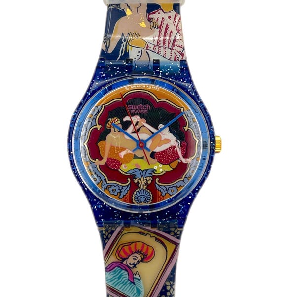 1994 Swatch Gent 'sex-tease' GN136 - Unworn Kamasutra Style Watch