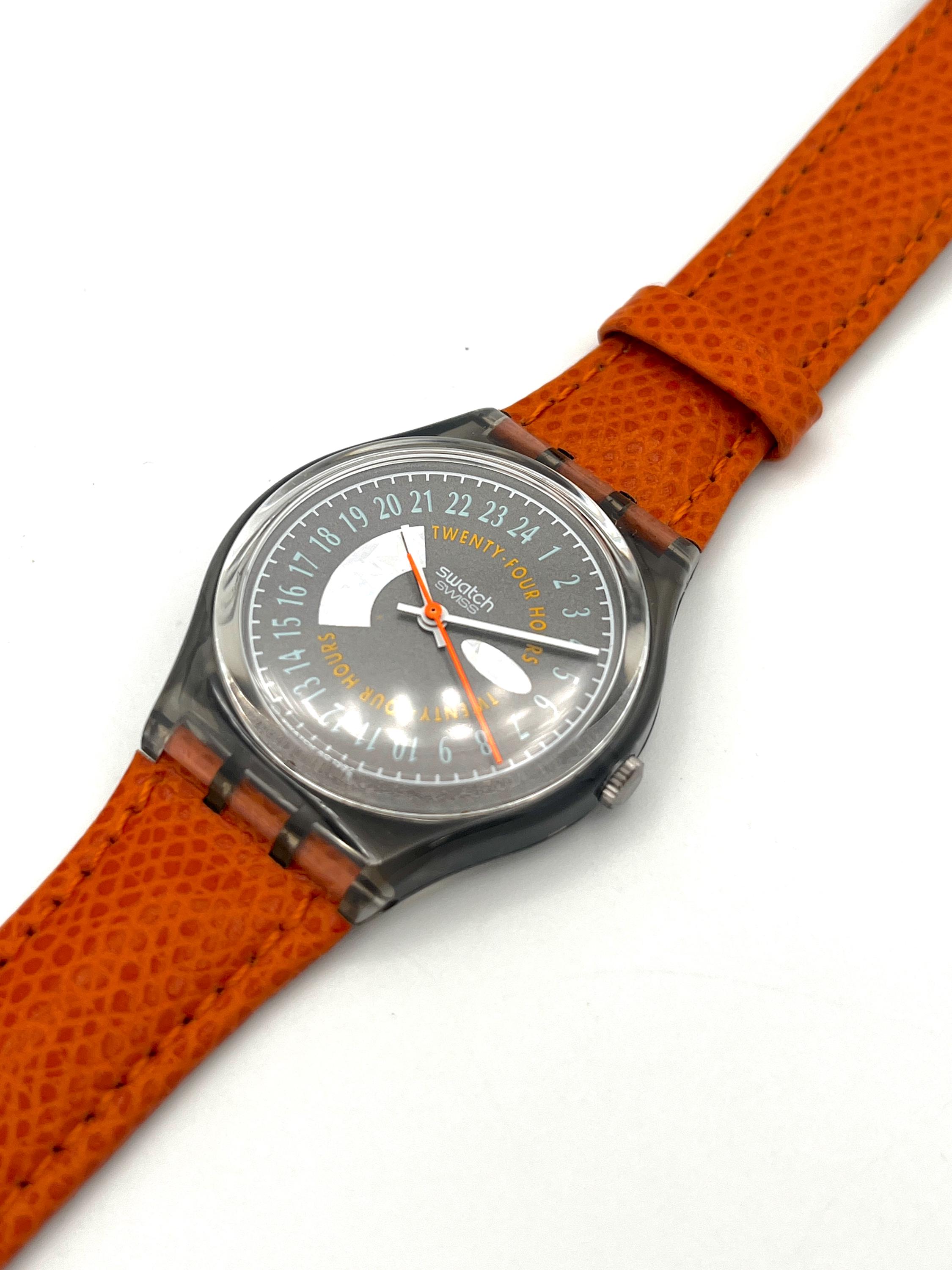 Swatch - スウォッチ Watch 24時間時計 0 Etsy レア 純正ベルト 24h 