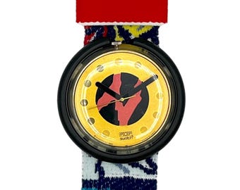 1992 Pop Swatch NDEBELE PWN108 - New in Box - 39mm Diameter  display picture 2