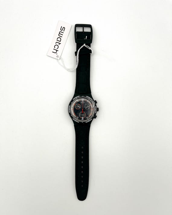 Vintage Swatch Irony Chrono ERUPTION YCB4023 mint unworn condition new  battery installed 40mm diameter new in box