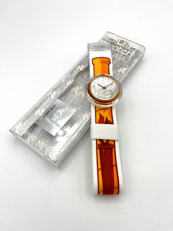 1995 Midi Pop Swatch PMZ103 IPPOLYTOS - Olympics Atlanta  display picture 3
