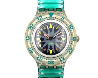 ヴィンテージ スウォッチ SCUBA 200 1993 腕時計 Bombola SDB103