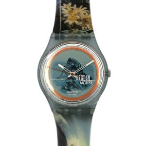 1999 Swatch Access HIGHNESS OF ZERMATT SKN103 in unworn mint condition - 34mm diameter - a new battery installed