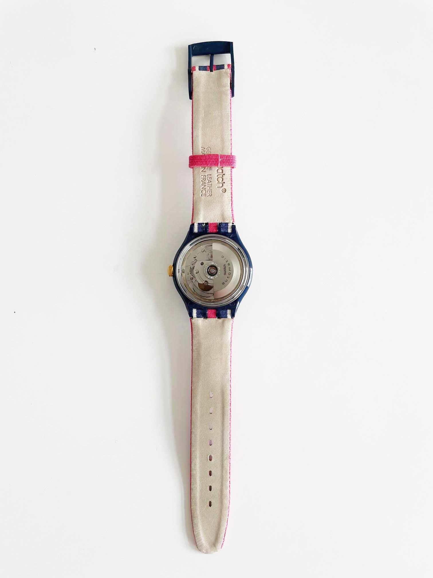 NOVITÀ : vintage Swatch Automatic TIME \u0026 STRIPES SAN105 1994 | Etsy Italia