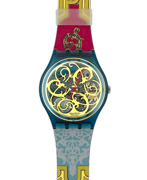 1990 Swatch Gent STUCCHI GN107 - Unworn Mint Vintage Condition