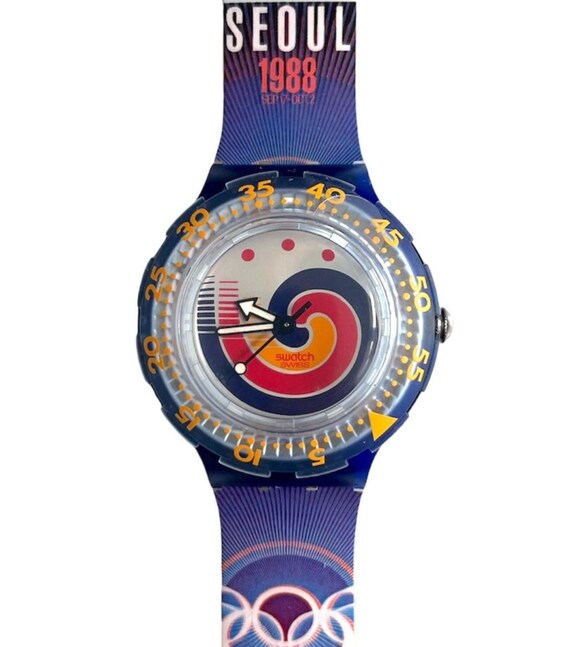 1988 Swatch Scuba 200 SEOUL 1988 SDZ100 - New Battery Installed