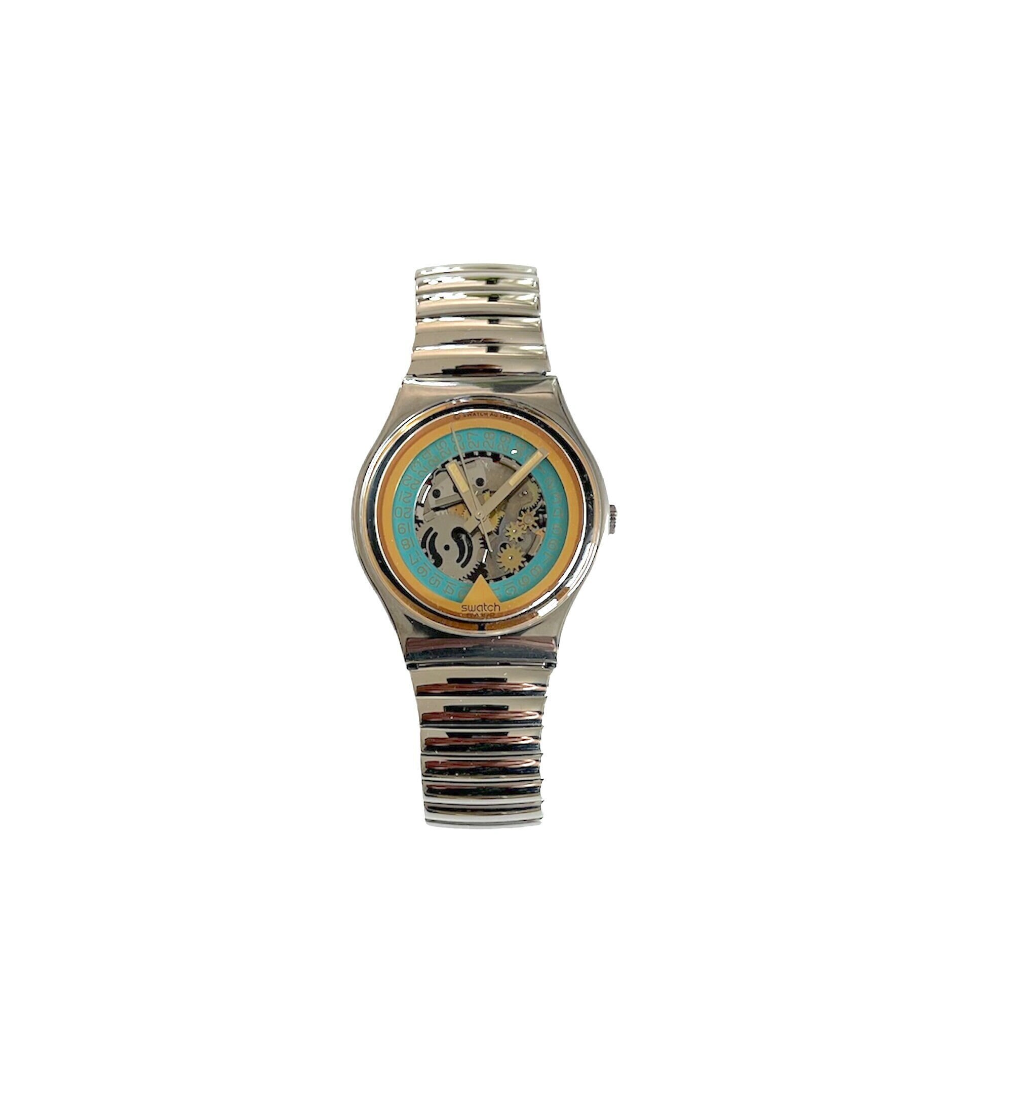NEW: 1989 Vintage Swatch Gent Flex DAY OFF GY400 - Unworn NEW: 1989 Vintage Swatch Gent Flex DAY OFF GY400 - Unworn
