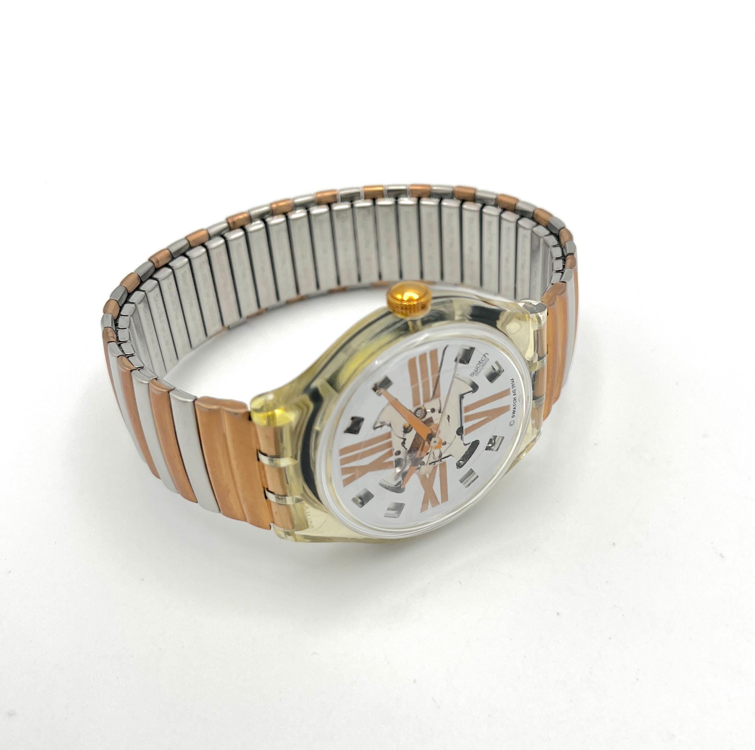 Vintage 1993 Swatch Automatic COPPER RUSH SAK107 - Mint Running