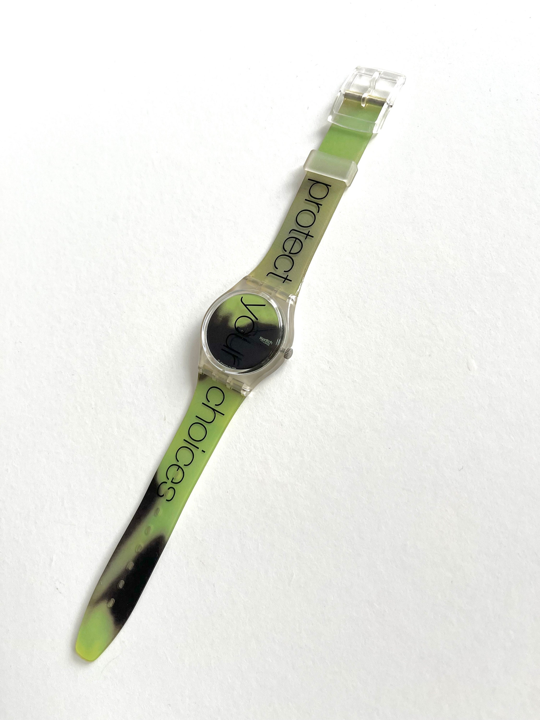 Swatch Watch Protect GK226 Vintage 1996 Swatch Protect Your Choices gk226 !! anno 1996 !!... | Depop main image 3