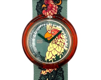 1993 Pop Swatch GOLDEN CAGE PWK186 - 39mm diameter - new in box