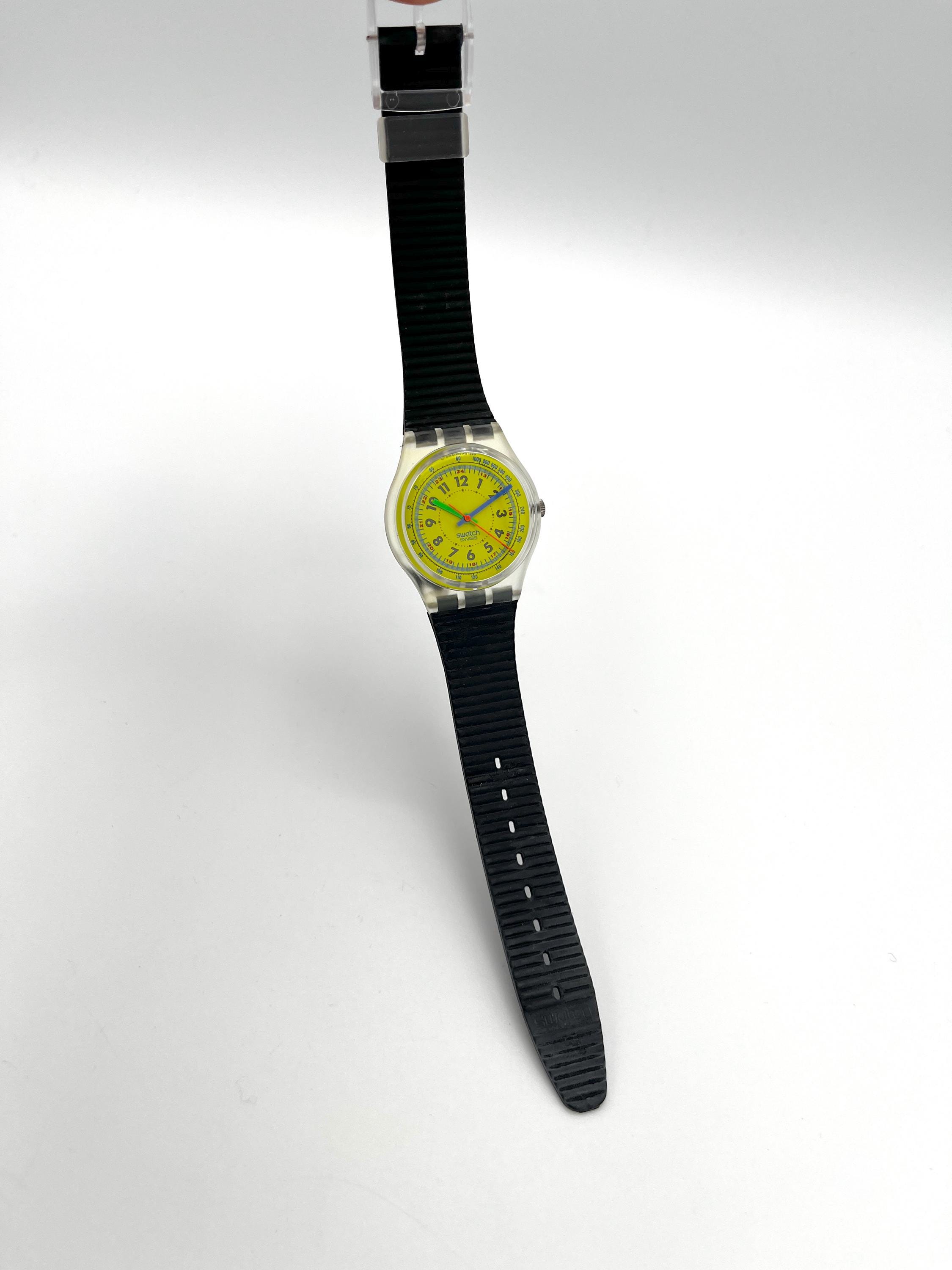 Vintage 1989 Swatch Gent Lemon Iceberg GK116 - Unworn  display picture 3