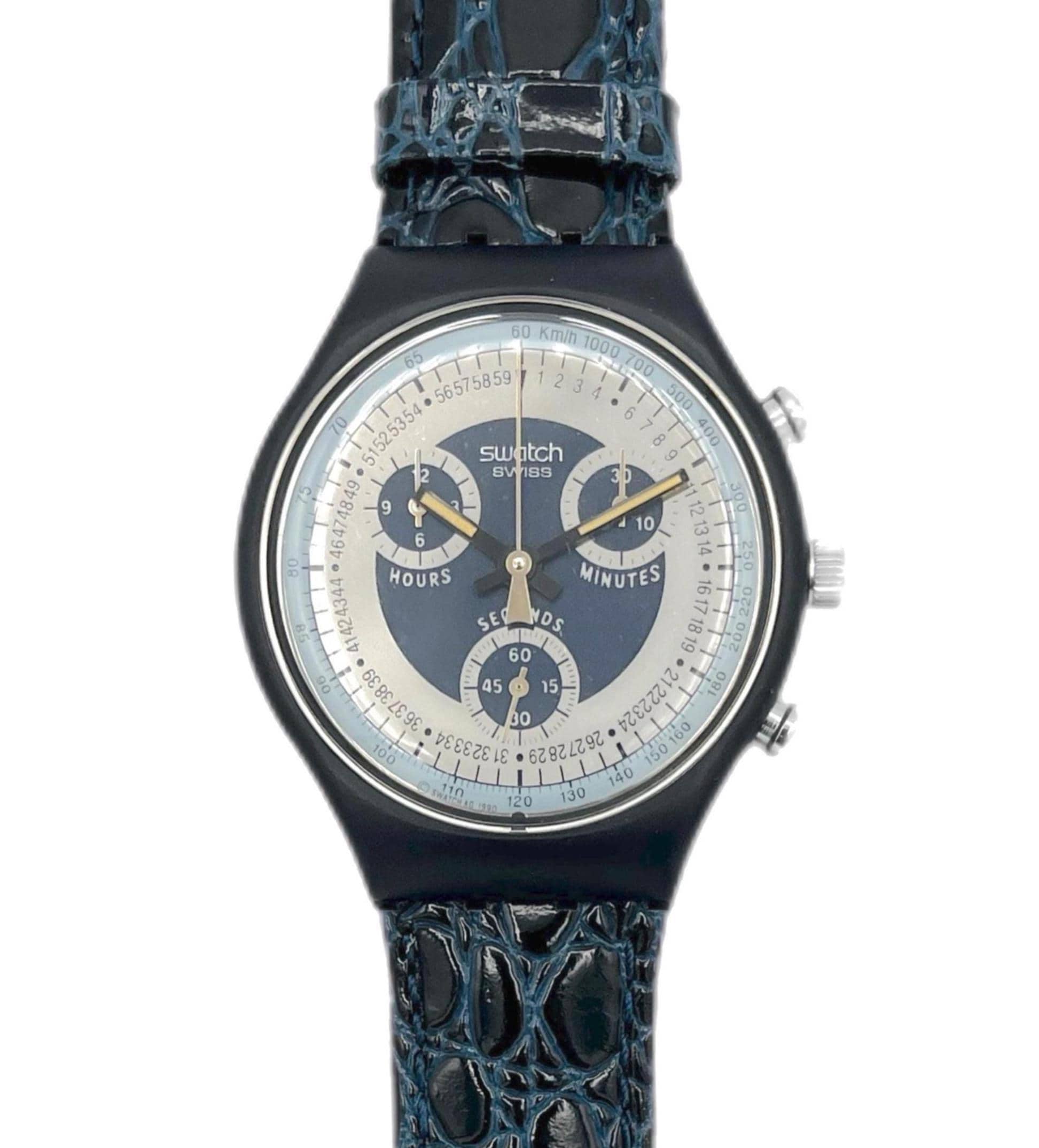 時計 Swatch Chrono SILVER STAR SCN102 Vintage Vintage 1991 Swatch Chrono SILVER STAR SCN102 - Unworn Mint