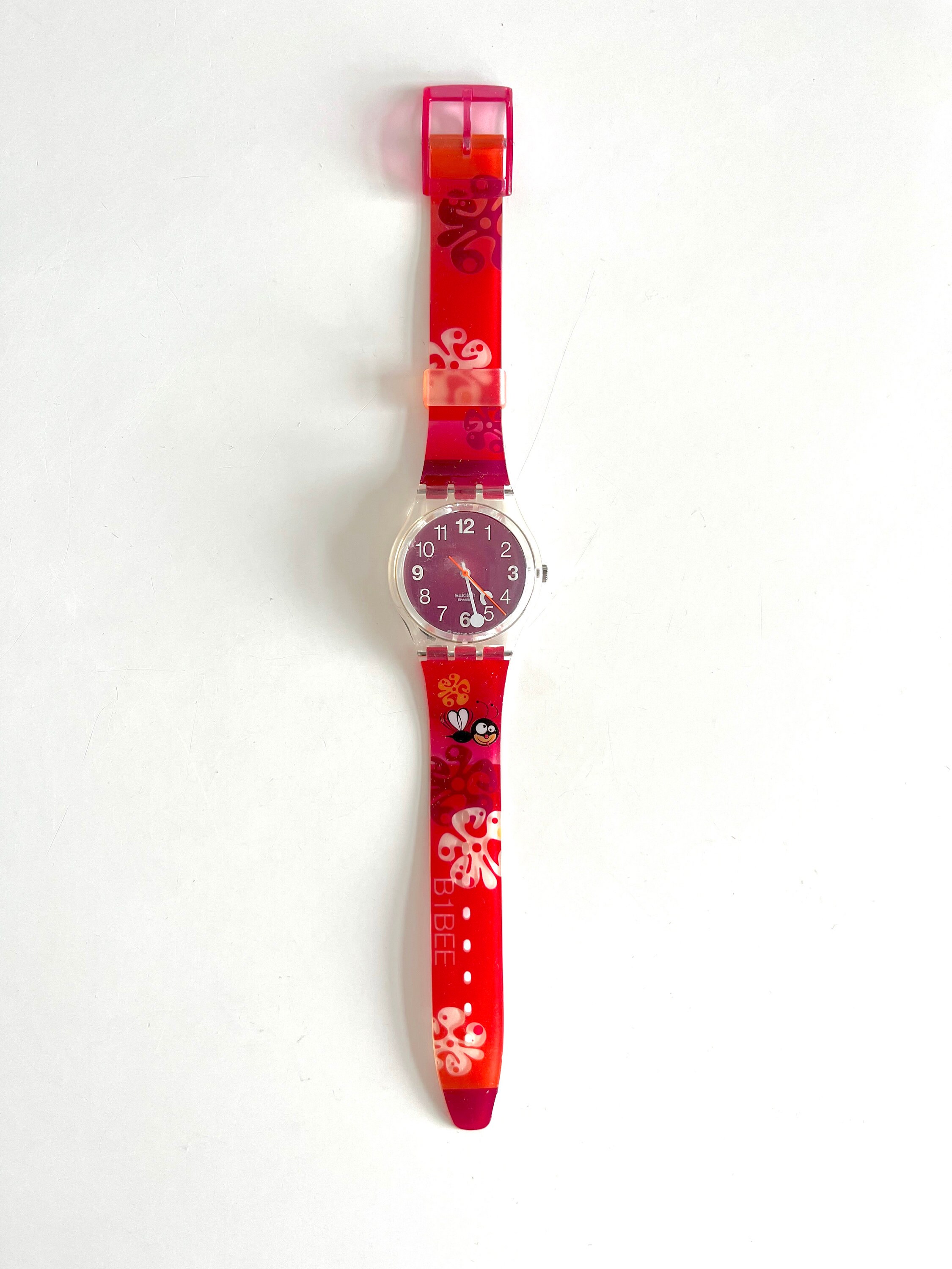 2003 Swatch Originals Buzzin\' Around GE100 Swiss Made Quartz 34mm Watch READ Vintage 2003 Swatch Gent BUZZIN main image 3